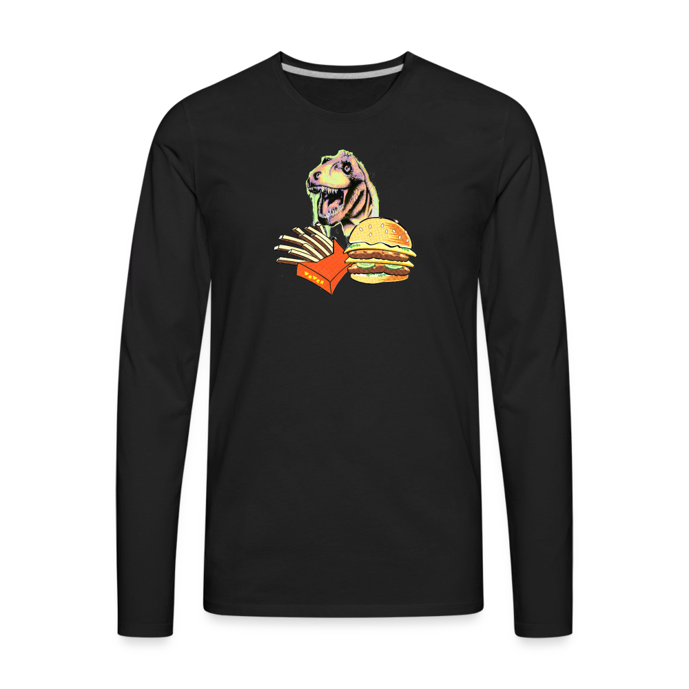 SNACK ATTACK Unisex Long Sleeve T-Shirt - black