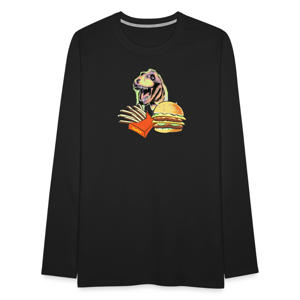 SNACK ATTACK Unisex Long Sleeve T-Shirt - black