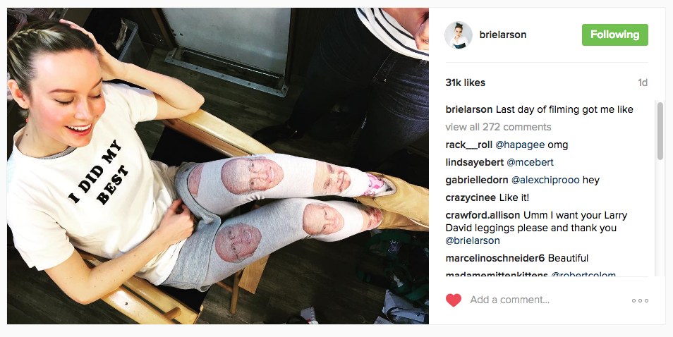 CURB YOUR LEGTHUSIASM LARRY LEGGINGS