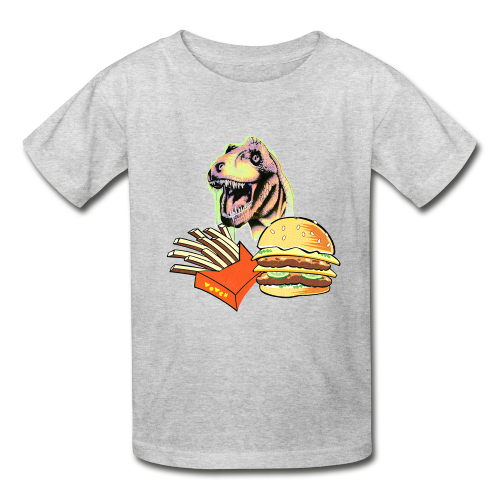 SNACK ATTACK Youth T-Shirt - heather gray