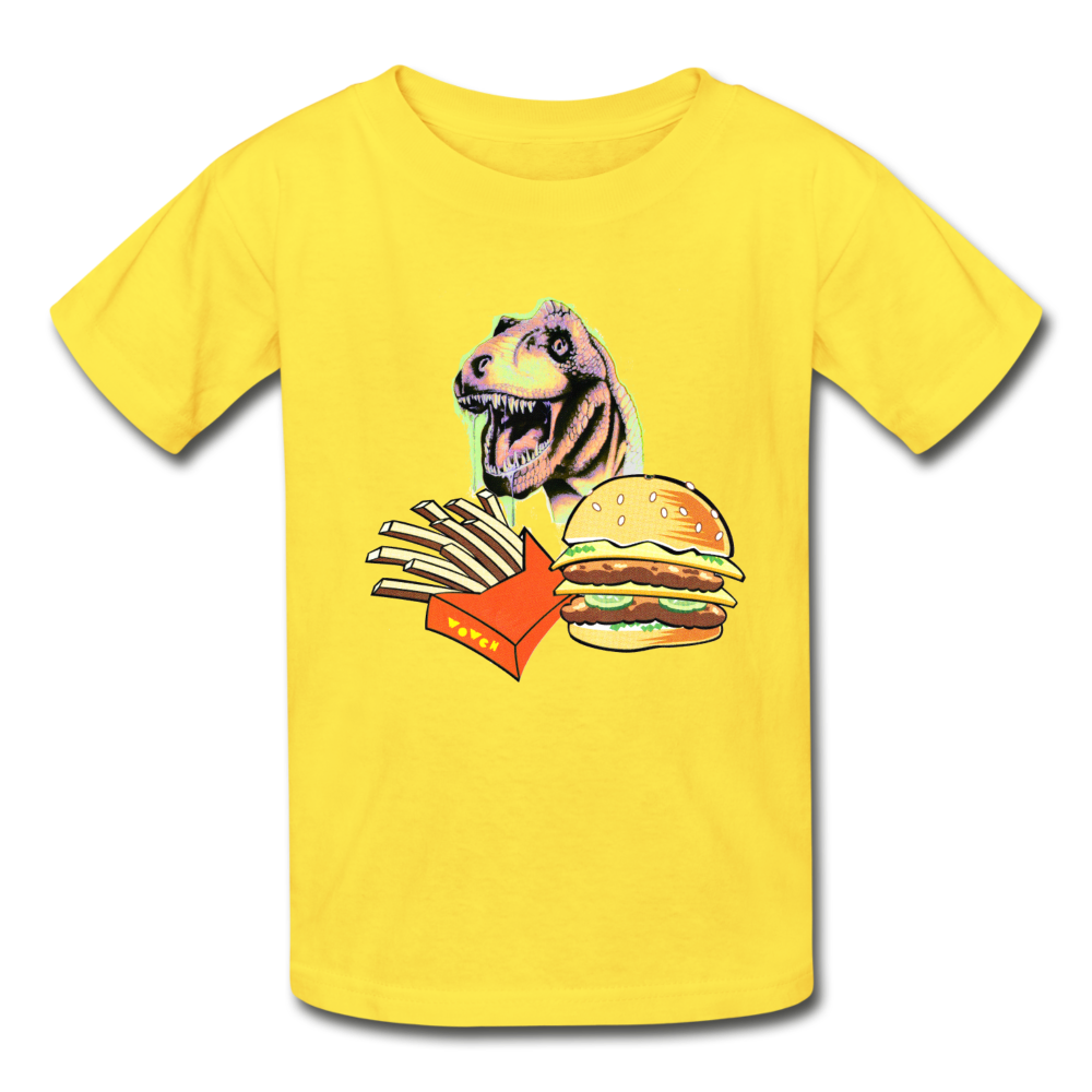 SNACK ATTACK Youth T-Shirt - yellow