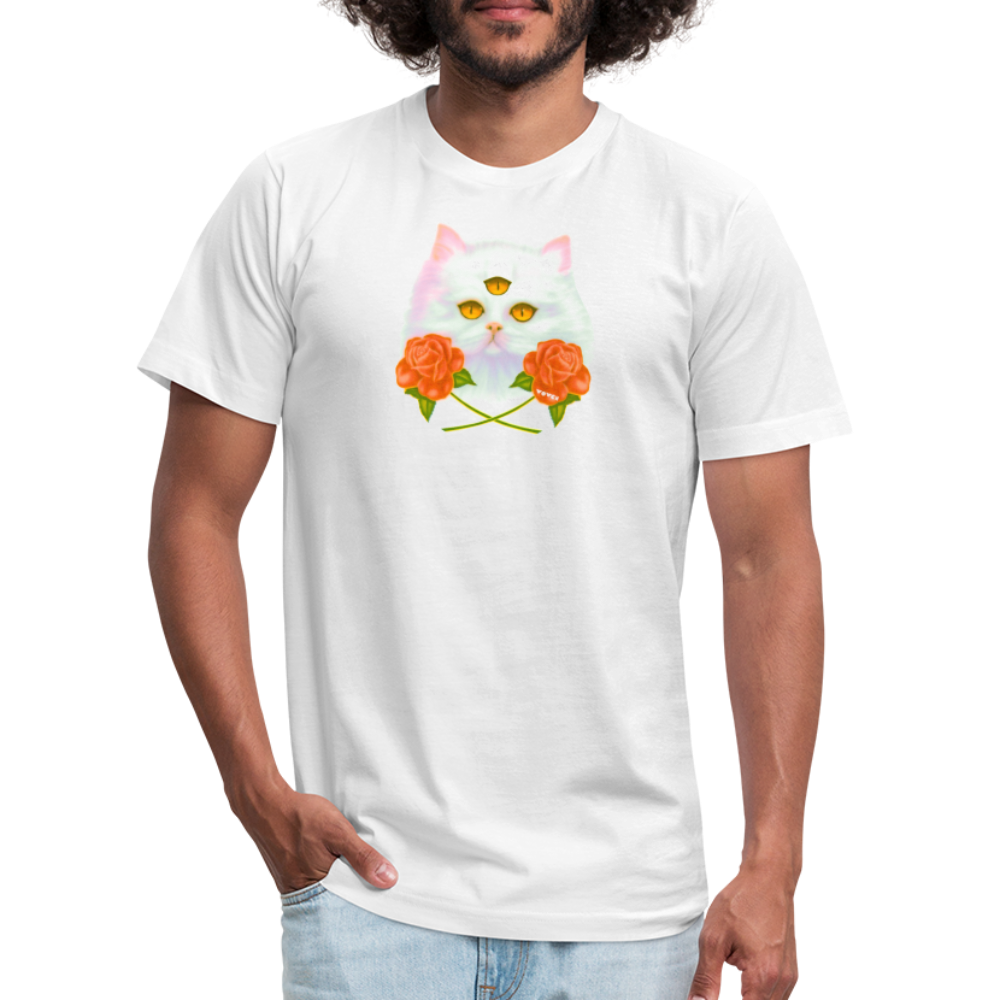 Unisex  3rd EYE WHY? Jersey T-Shirt - white