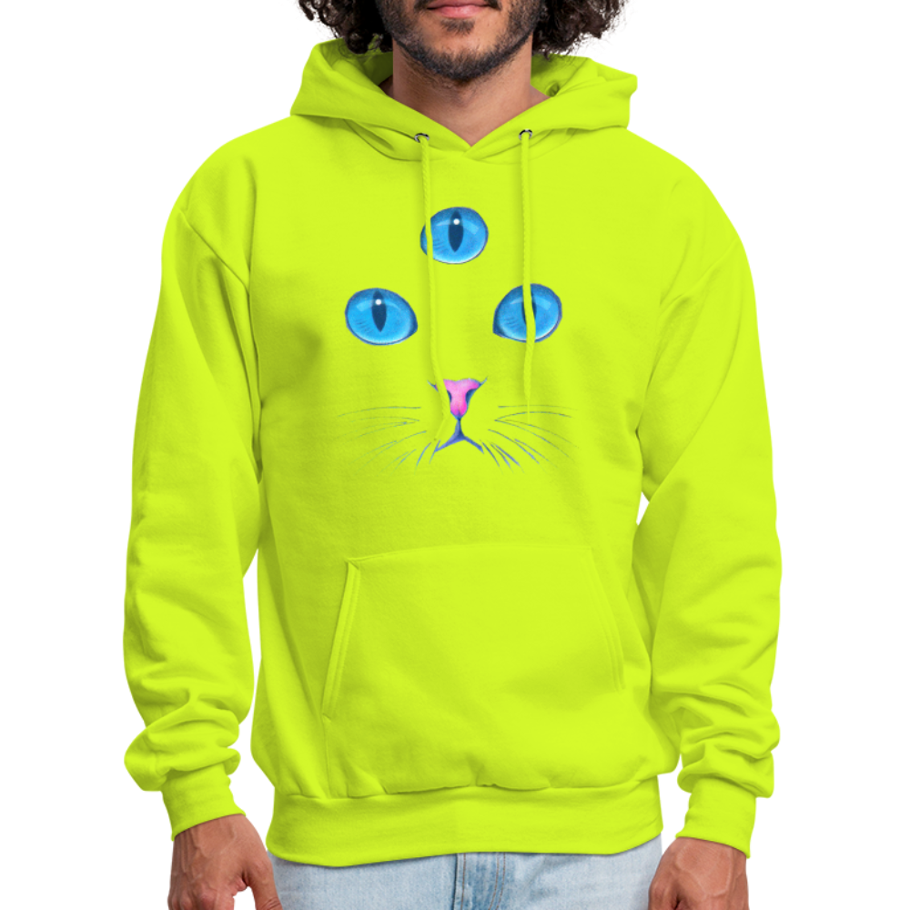 Unisex 3rd EYE Hooded Sweatshirt - safety green