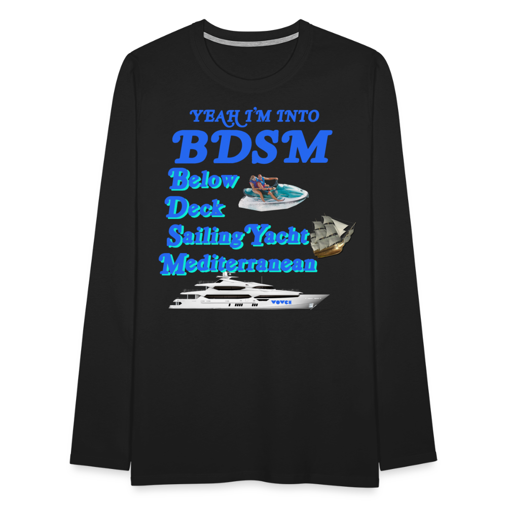 BDSM Unisex Long Sleeve T-Shirt - black