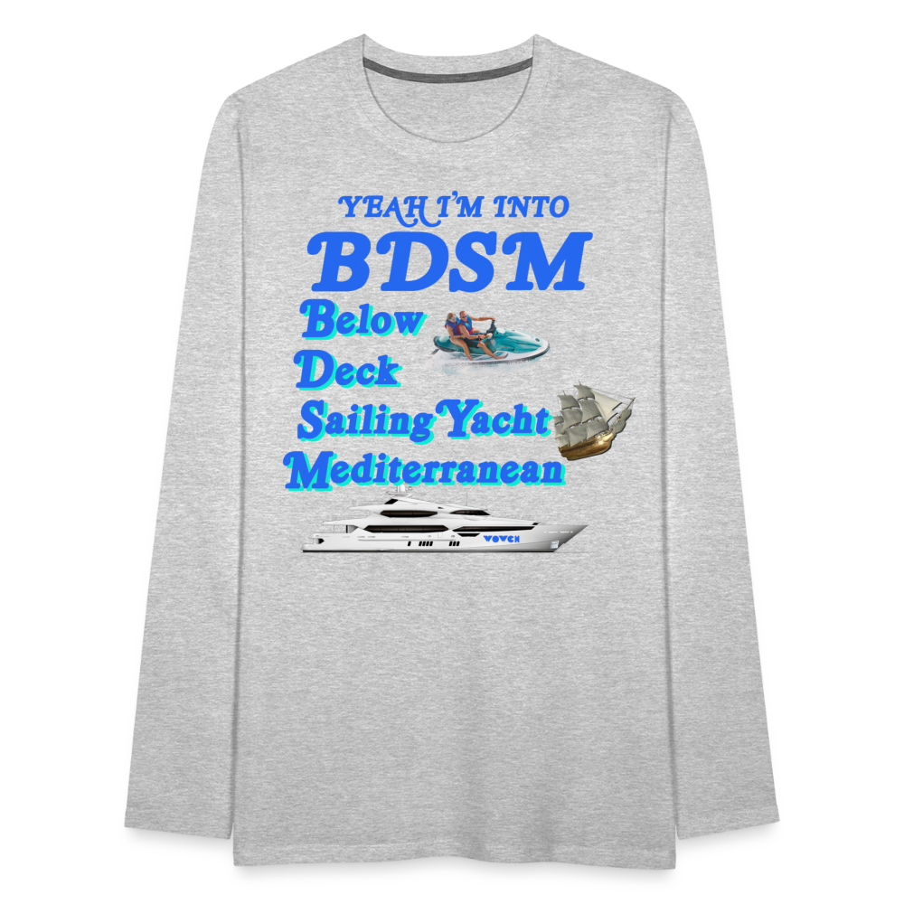 BDSM Unisex Long Sleeve T-Shirt - heather gray
