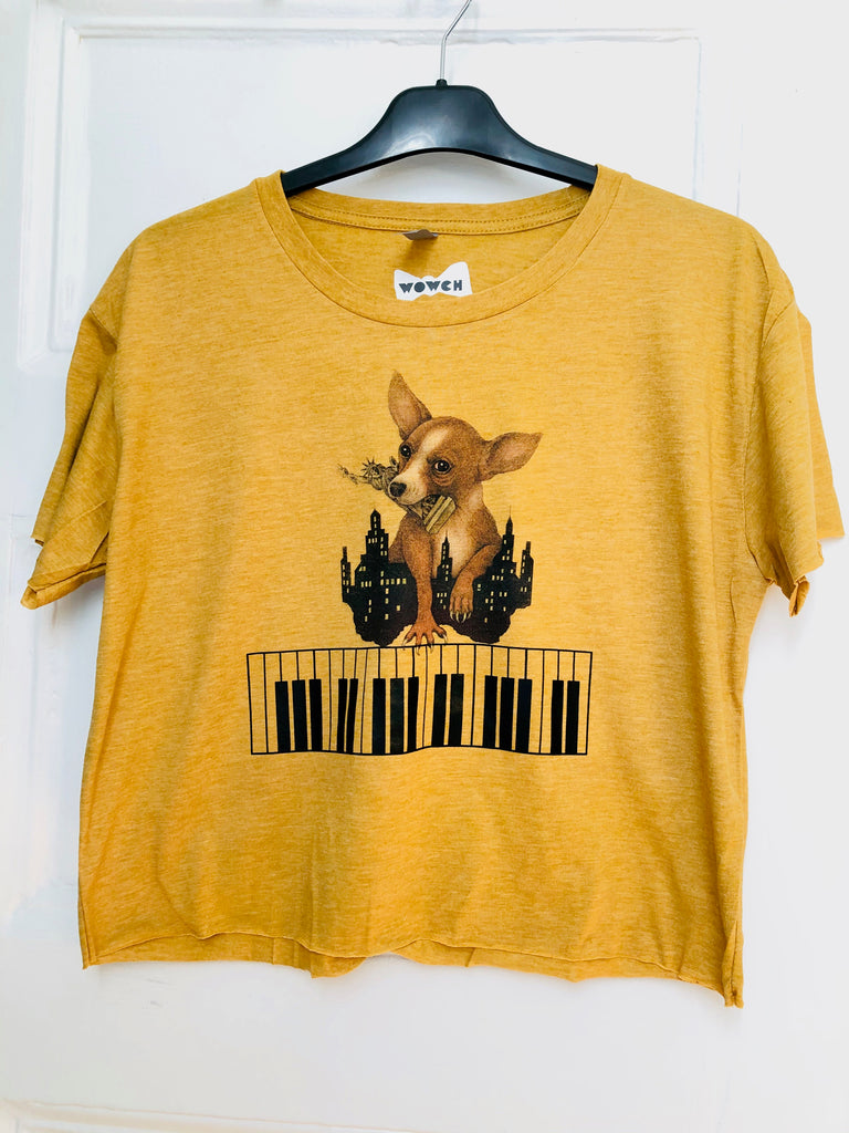 EL PERRO PIANO Crop Shirt