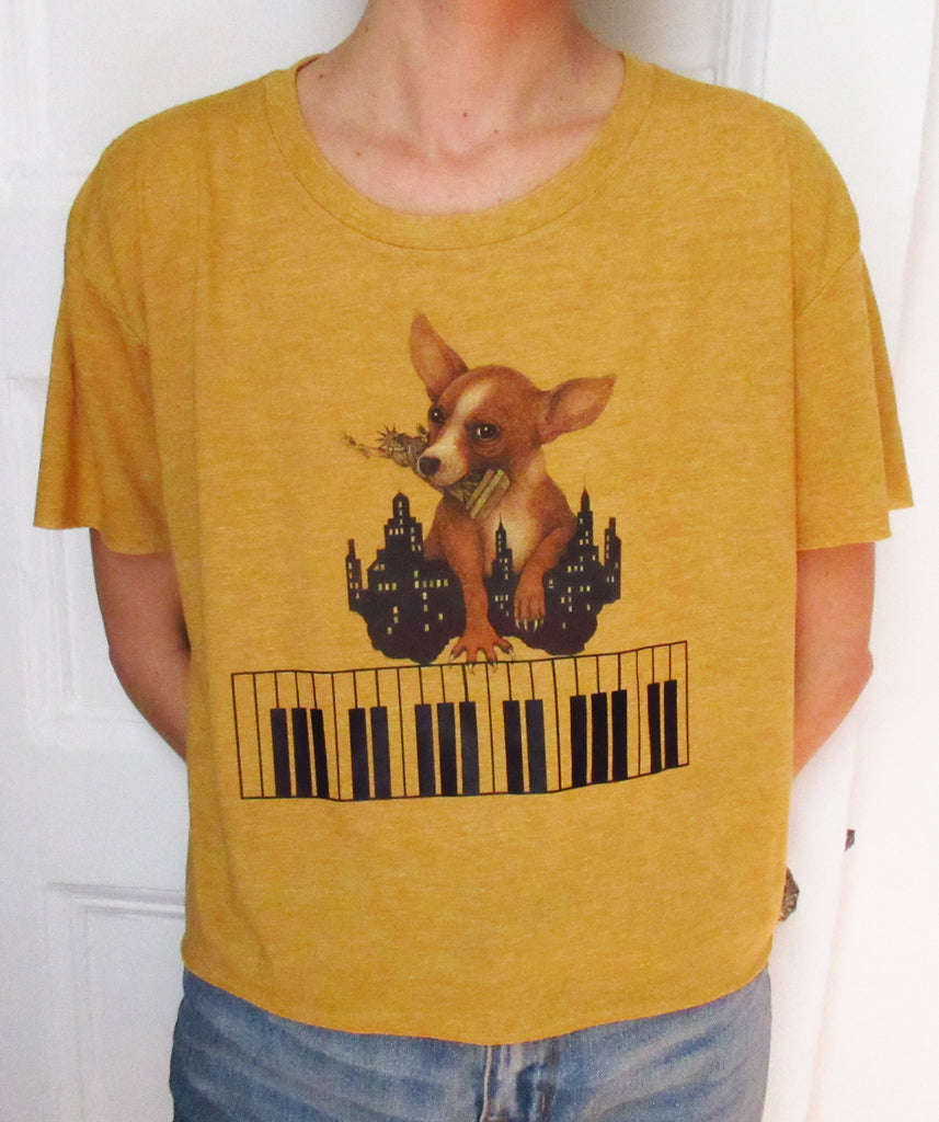 EL PERRO PIANO Crop Shirt