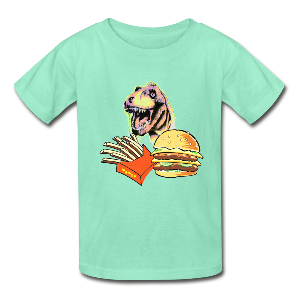 SNACK ATTACK Youth T-Shirt - deep mint